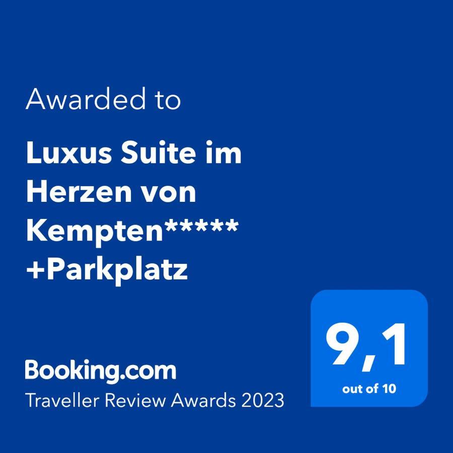 Luxus Suite Im Herzen Von Kempten***** +Parkplatz Zewnętrze zdjęcie